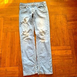 Women’s straight loose fit leg jeans size 27